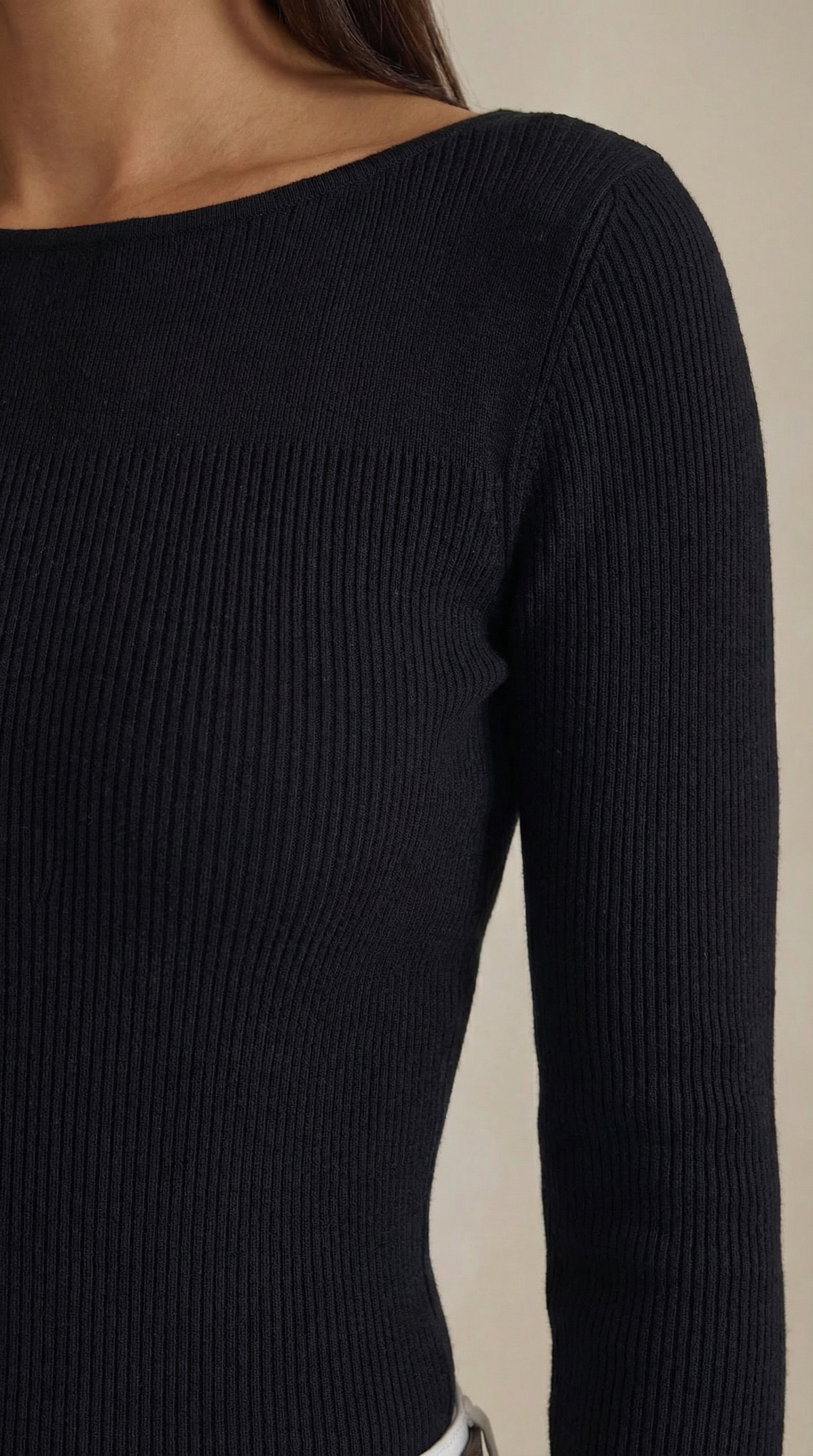 Ruth Cloud-Strick-Langarmshirt