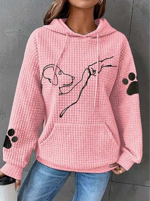 Olina Pullover mit Hundemotiv