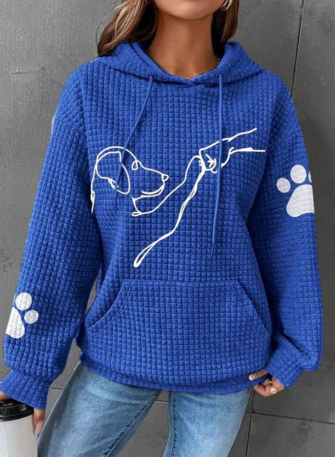 Olina Pullover mit Hundemotiv