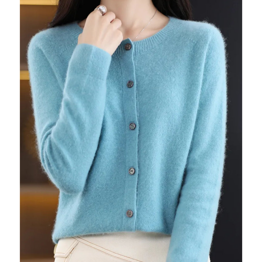 Livea Strickjacke mit Knopfdetails