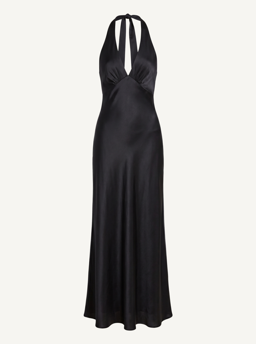 Essie Maxikleid Neckholder mit V-Ausschnitt