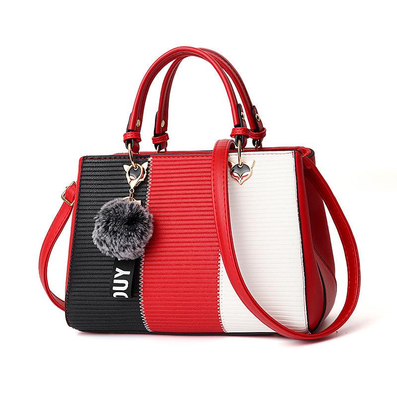 Sibylle Henkeltasche mit Colorblocking