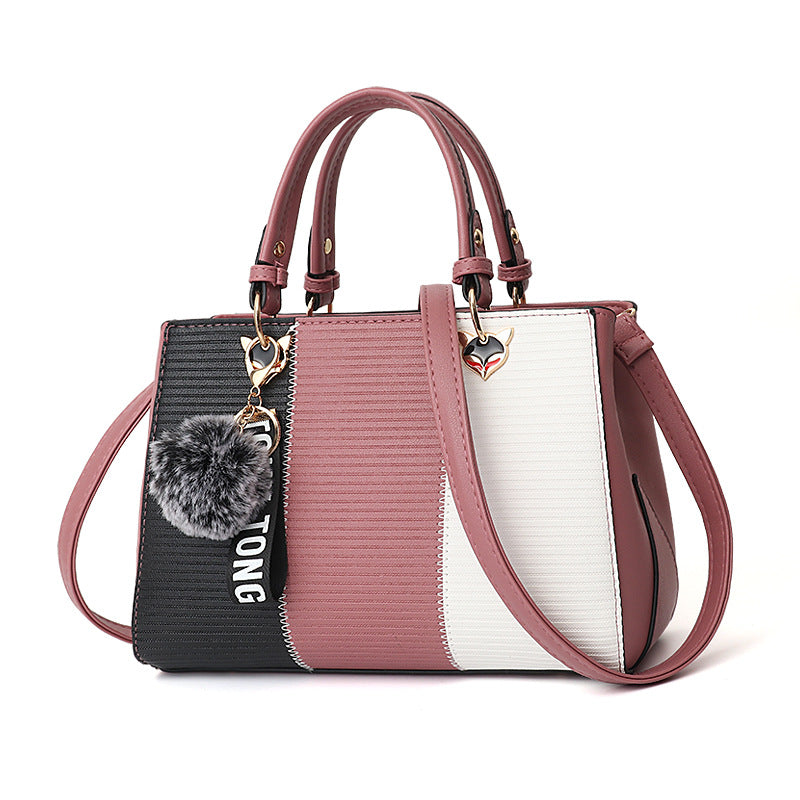 Sibylle Henkeltasche mit Colorblocking