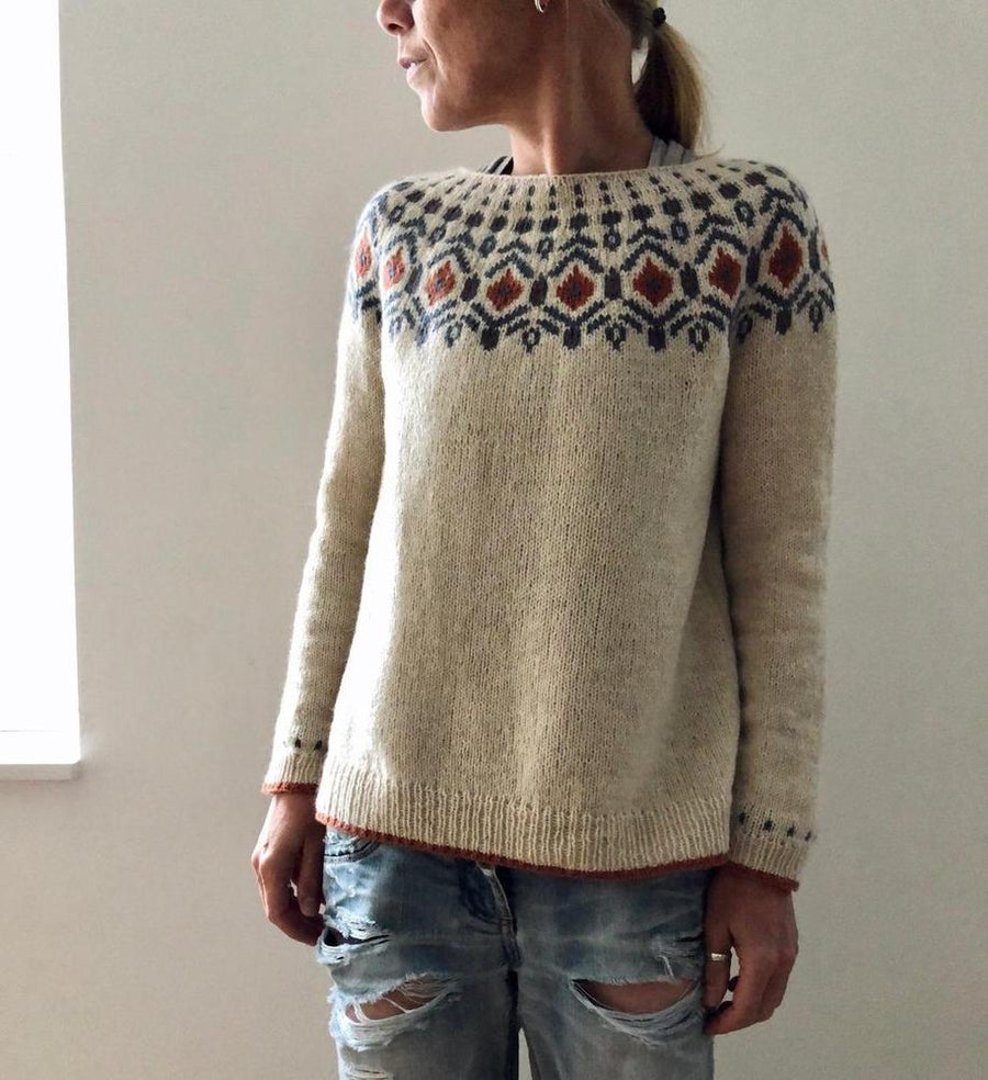 Philippa Pullover mit Norwegermuster