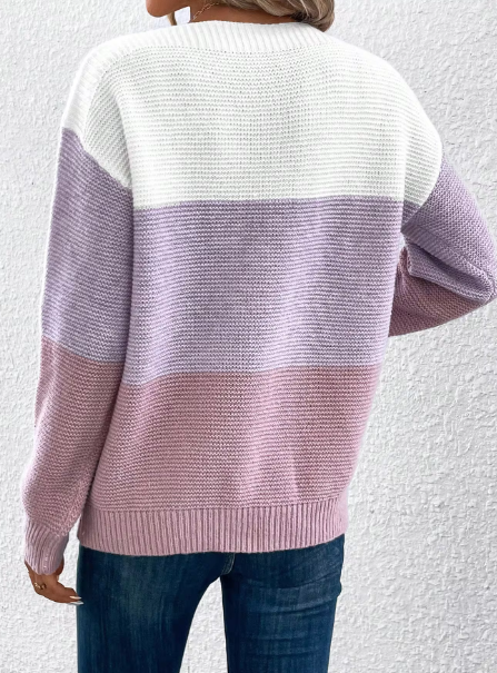 Caterina Pullover mit Blockstreifen