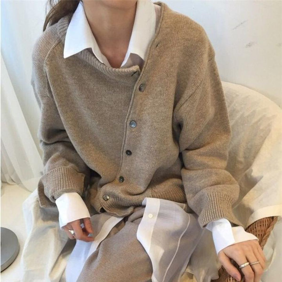 Edda Oversized Strickjacke