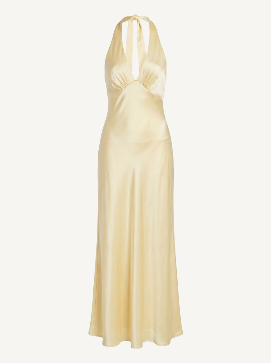 Essie Maxikleid Neckholder mit V-Ausschnitt