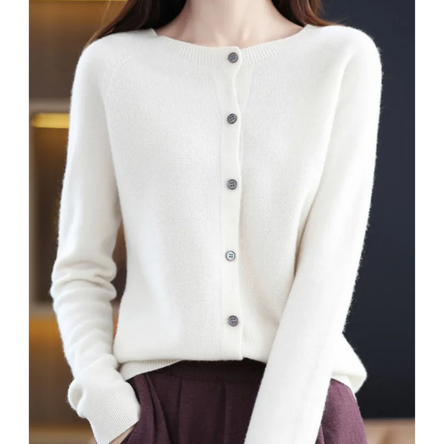 Livea Strickjacke mit Knopfdetails