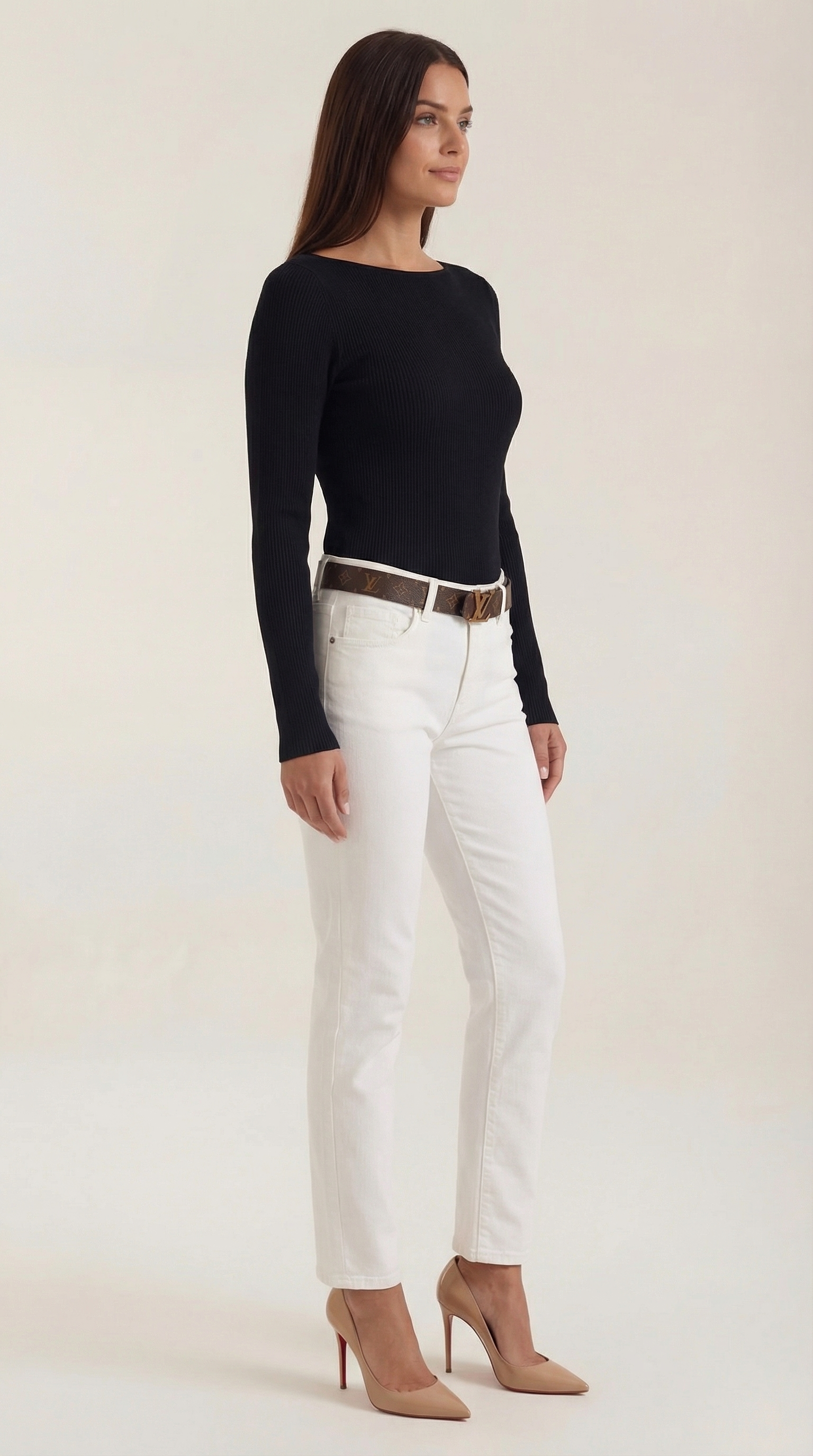 Ruth Cloud-Strick-Langarmshirt