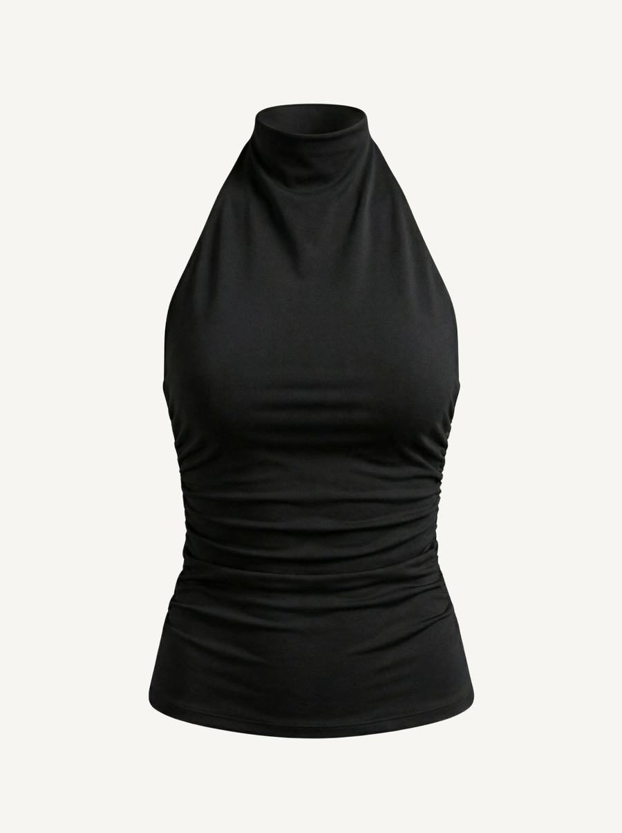 Eula Neckholder Top mit Rollkragen