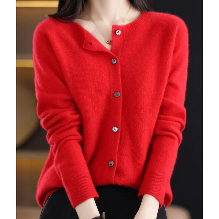 Livea Strickjacke mit Knopfdetails