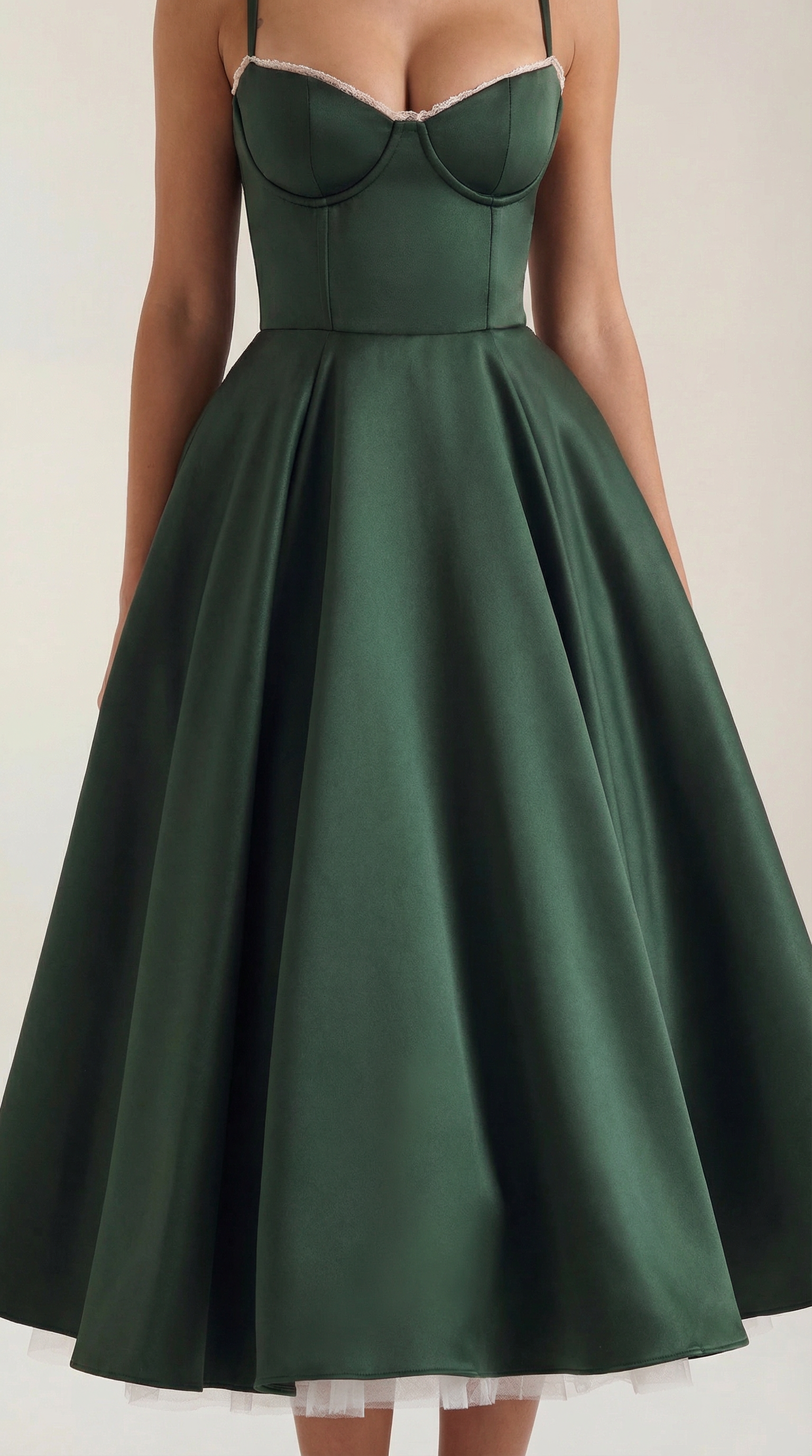 Isolde Tüll-Midikleid