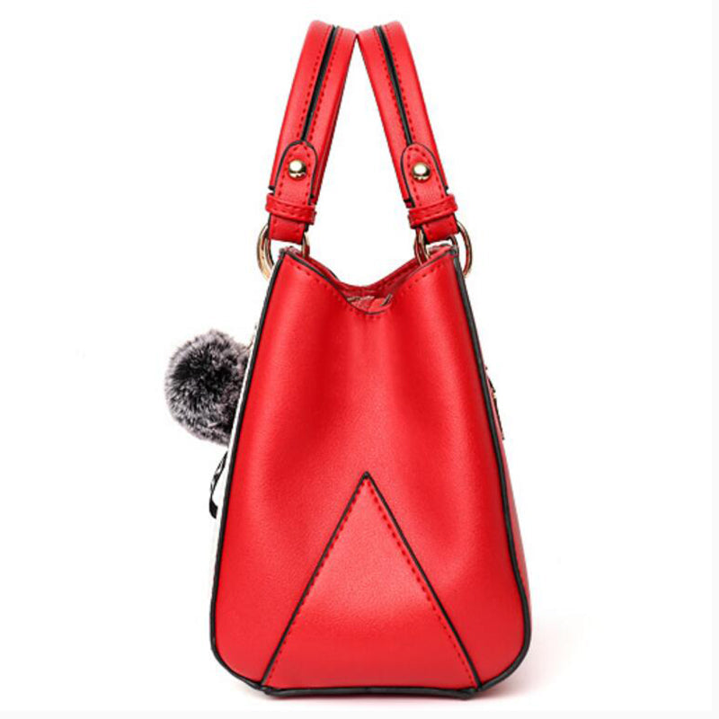Sibylle Henkeltasche mit Colorblocking