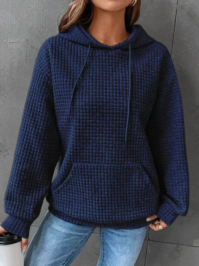 Kyra Pullover mit Waffelstrick