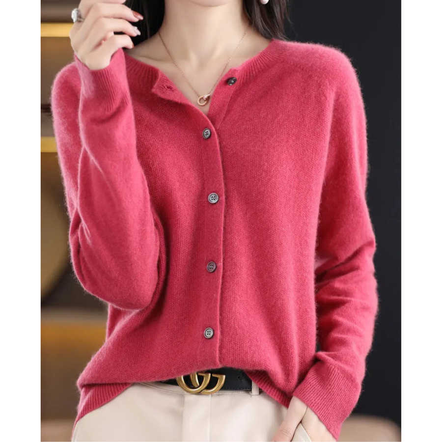 Livea Strickjacke mit Knopfdetails