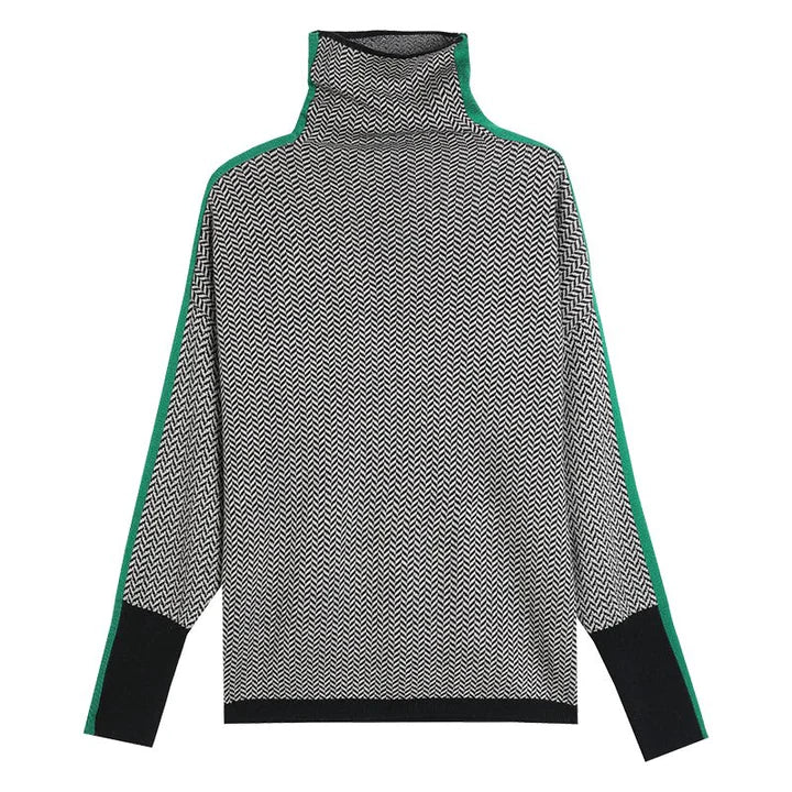 Marlotte Pullover mit Zickzackmuster