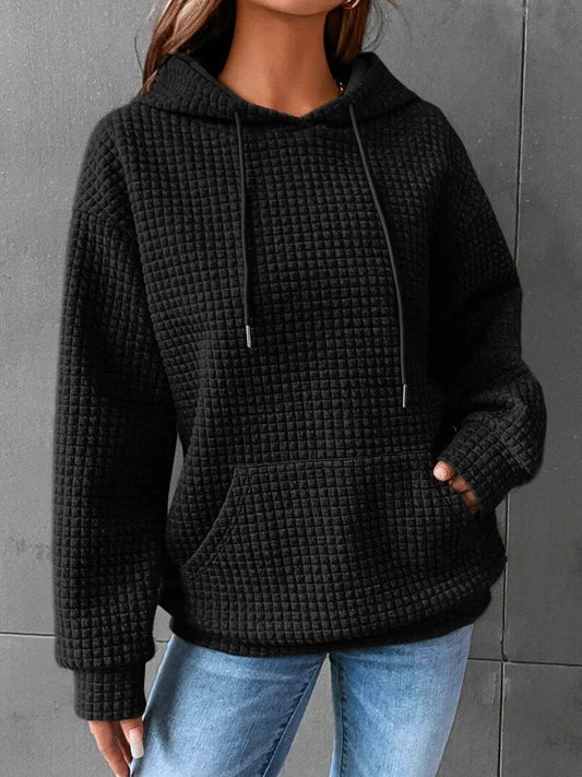 Kyra Pullover mit Waffelstrick