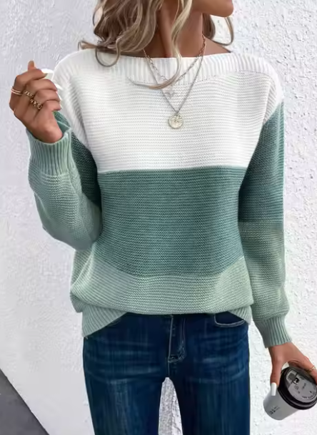 Caterina Pullover mit Blockstreifen