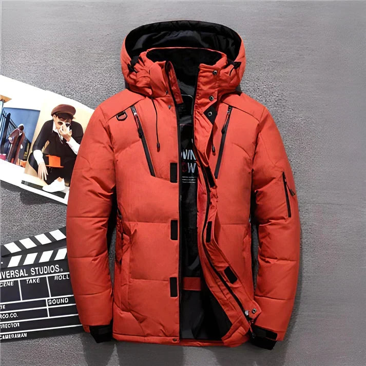 Bruna Daunenjacke mit Kapuze