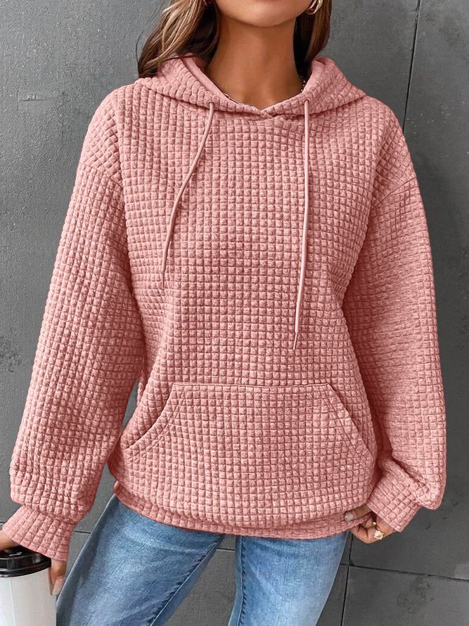 Kyra Pullover mit Waffelstrick