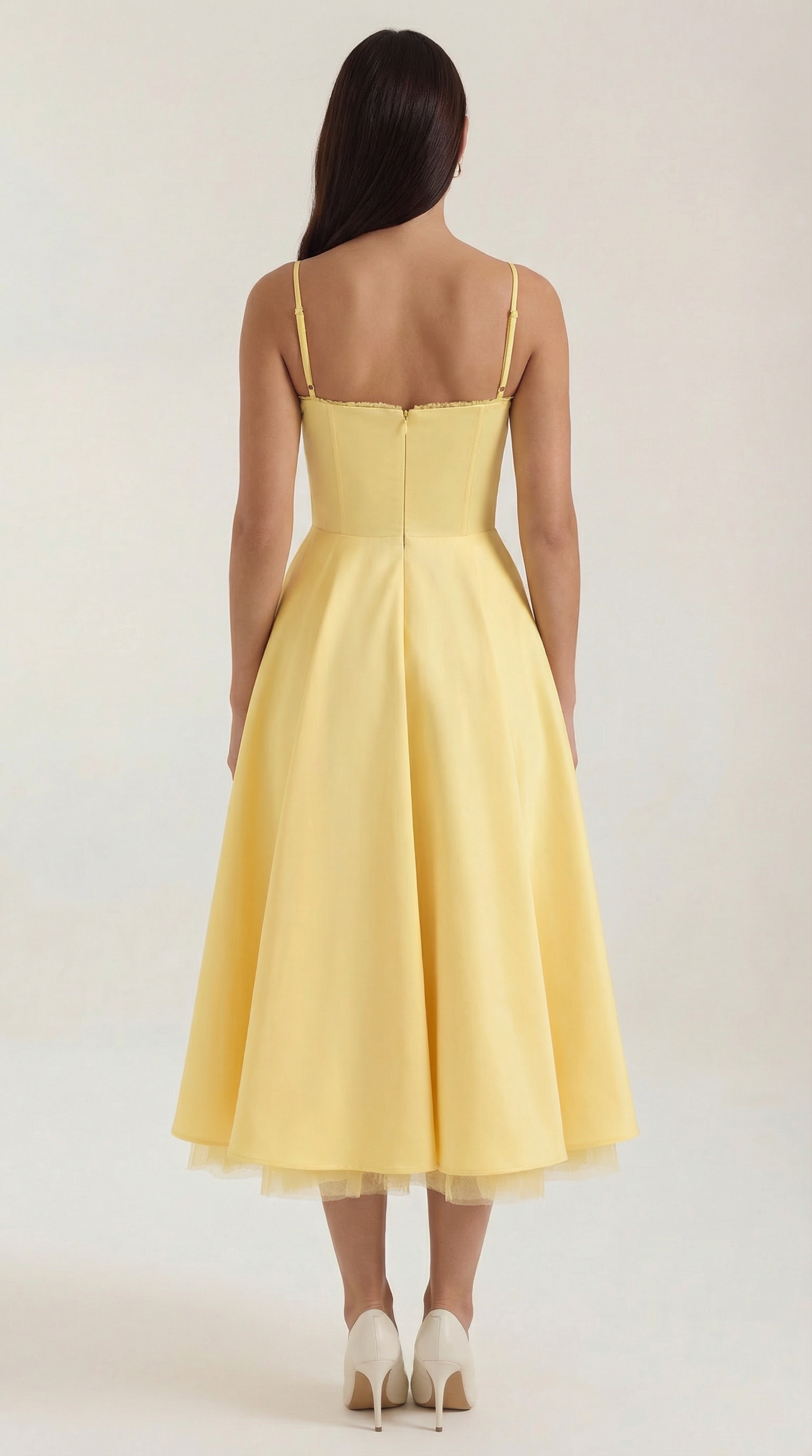 Isolde Tüll-Midikleid