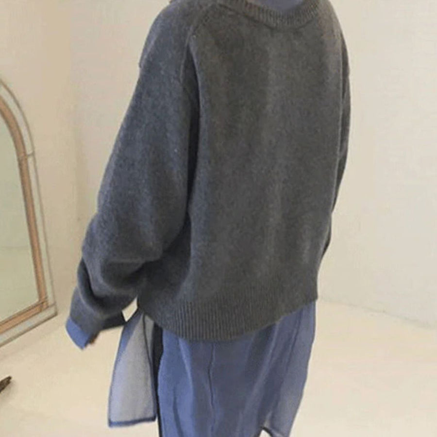 Edda Oversized Strickjacke