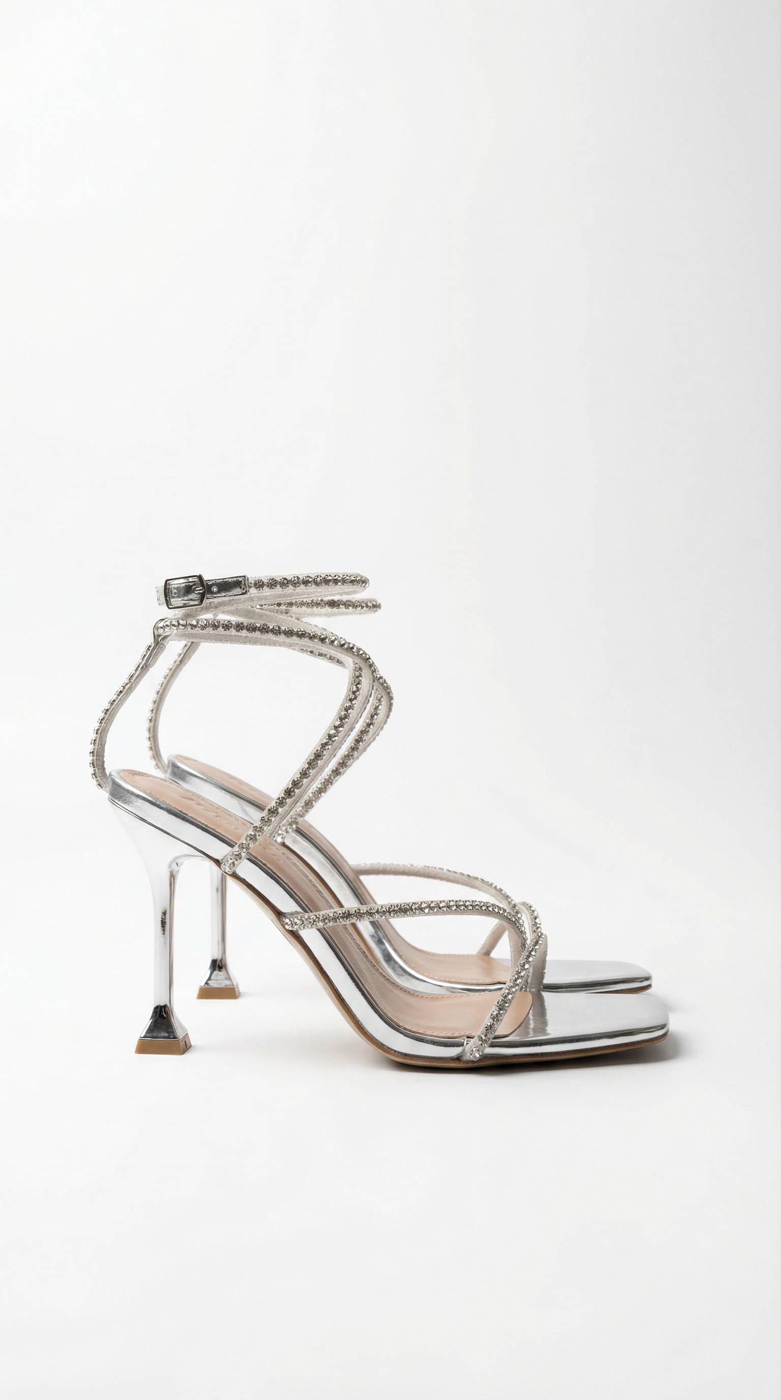 Jennifer Ankle Coil Mid Heels