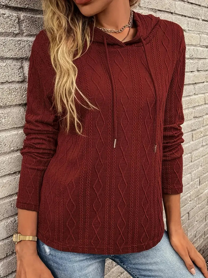 Juno Pullover mit Zopfmuster