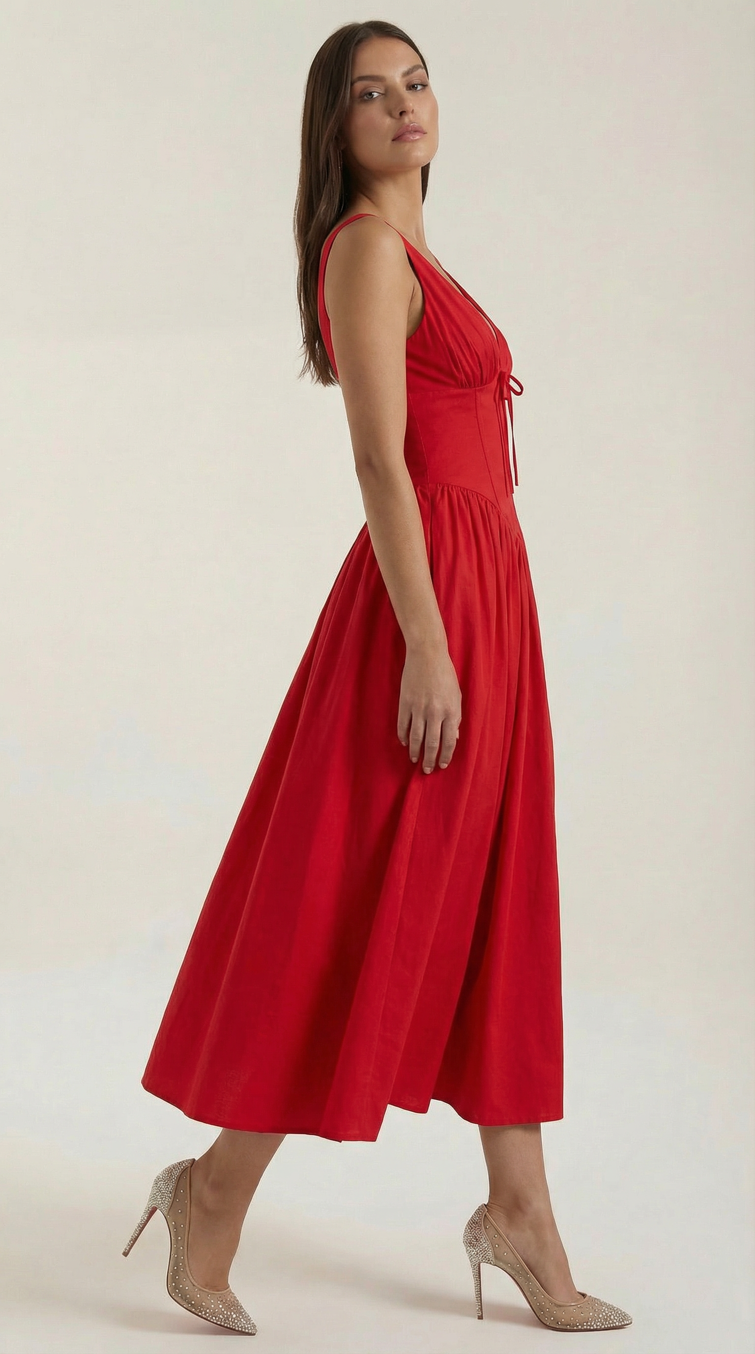 Cassiopeia Midi-Eintauchkleid