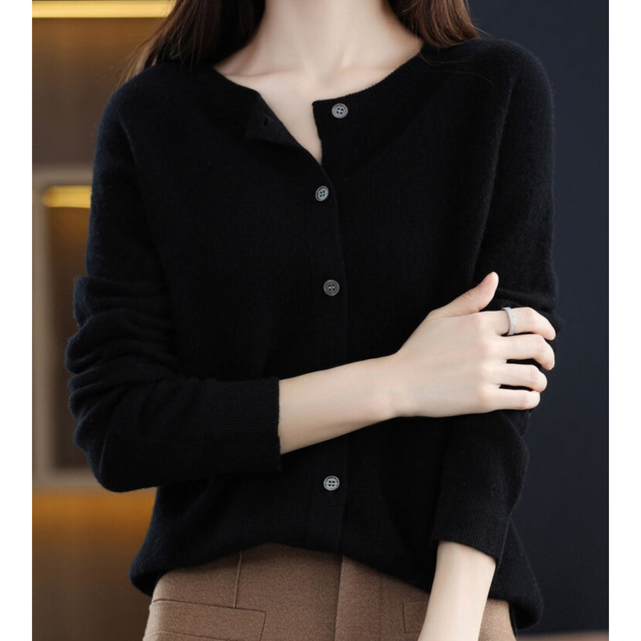 Livea Strickjacke mit Knopfdetails