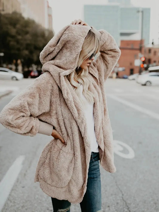 Tamia Strickjacke mit Kapuze