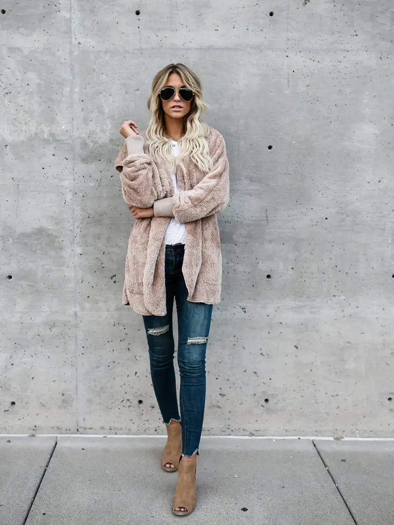 Tamia Strickjacke mit Kapuze