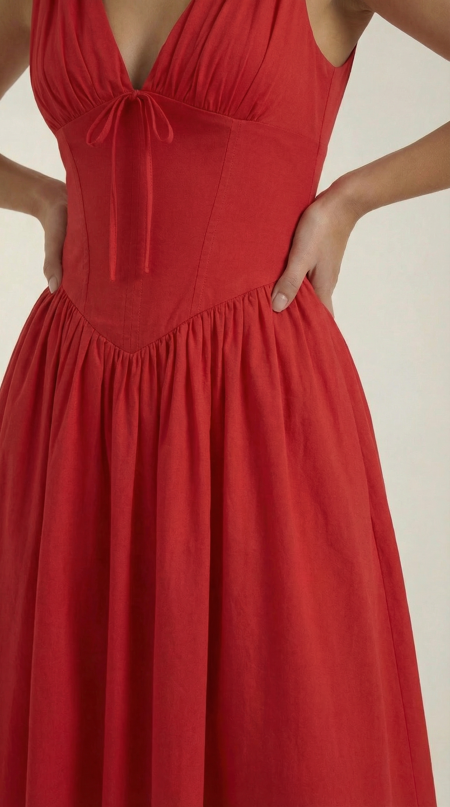 Cassiopeia Midi-Eintauchkleid