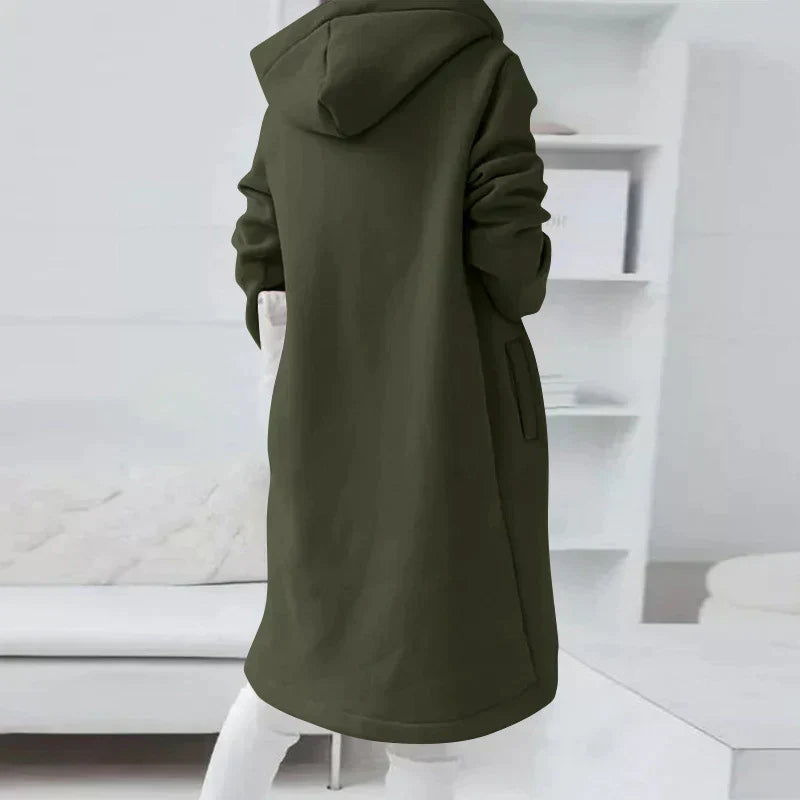 Juna lange Kapuzenjacke