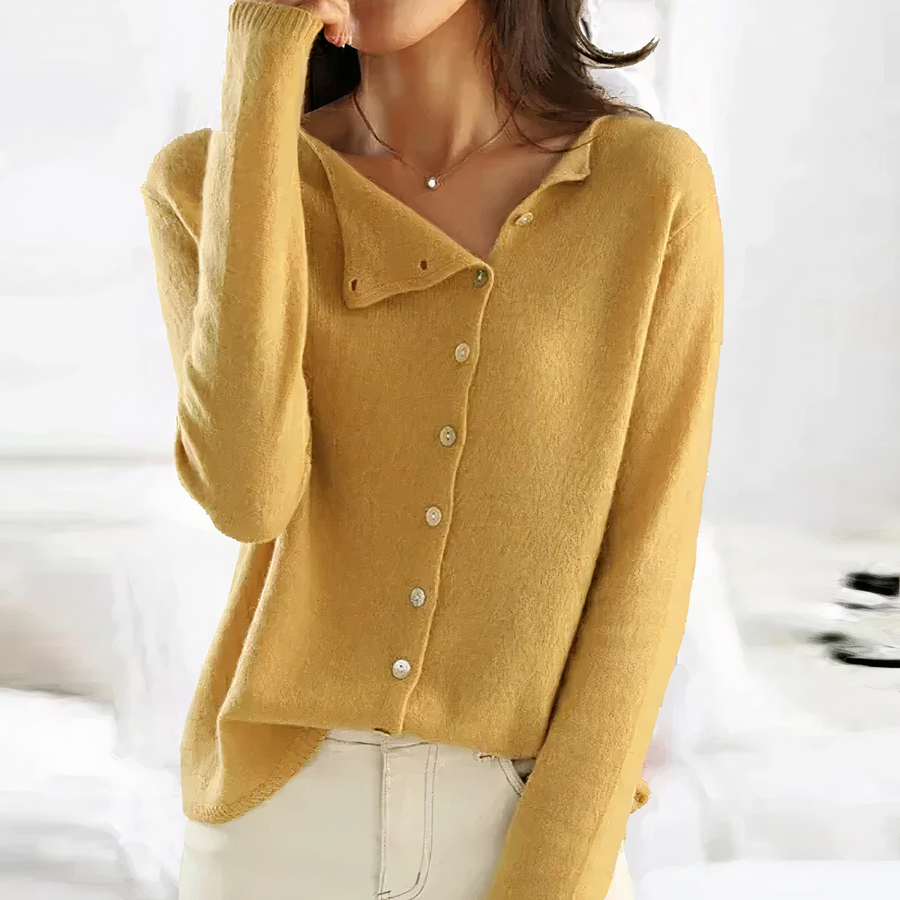 Mina Strickjacke mit V-Ausschnitt
