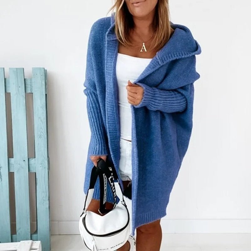 Yara Strickjacke mit Kapuze