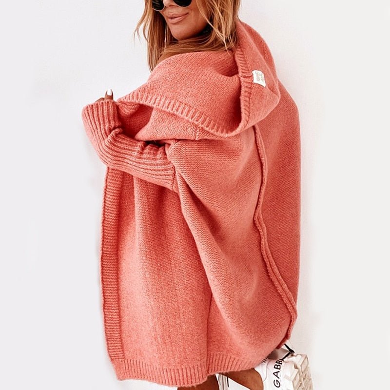 Yara Strickjacke mit Kapuze
