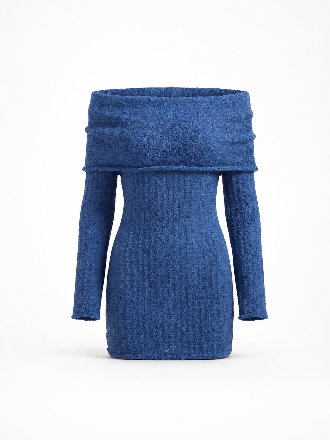 Rochelle Strickkleid Schulterfrei mit Langarm