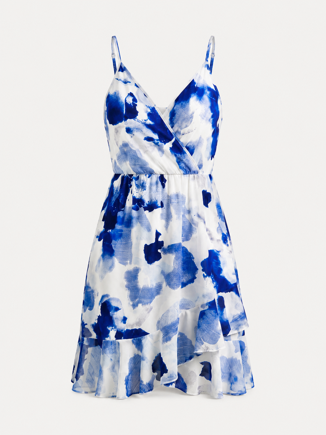 Willow Minikleid mit Wickeloptik und Volantsaum