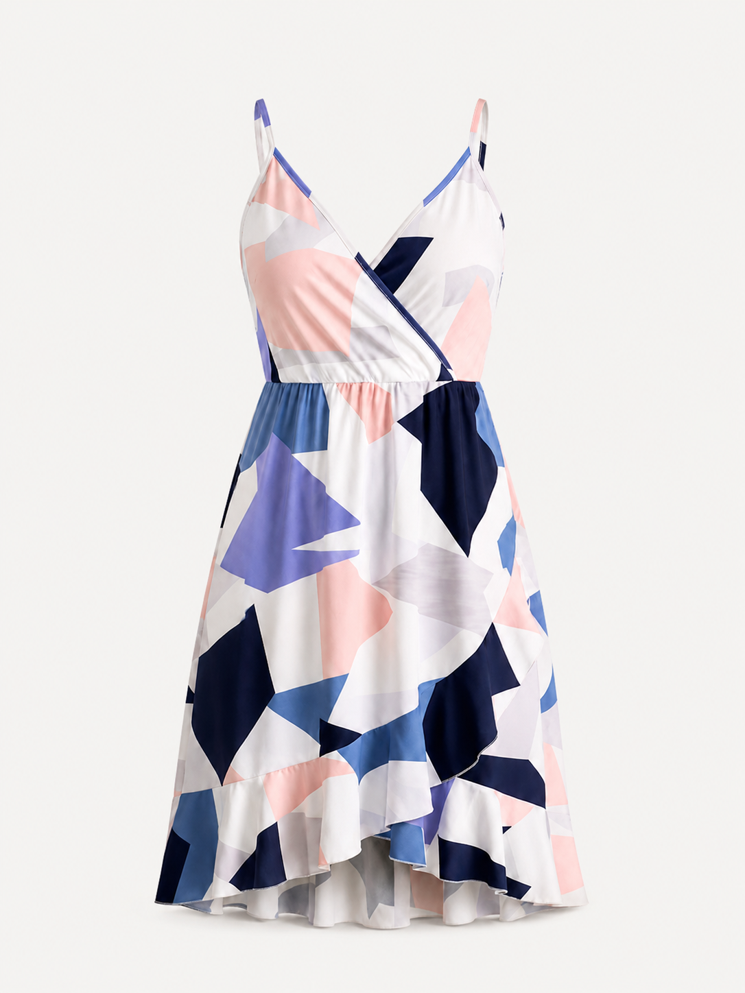 Willow Minikleid mit Wickeloptik und Volantsaum