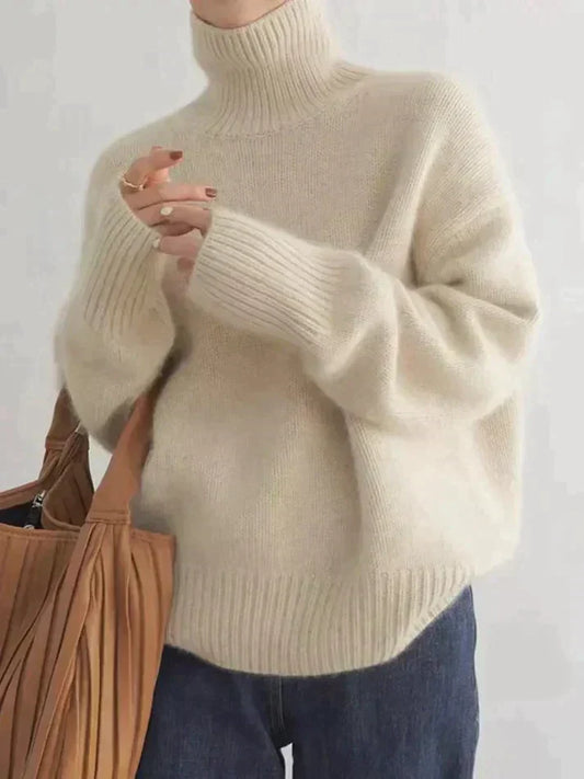 Tamina Oversized Rollkragenpullover