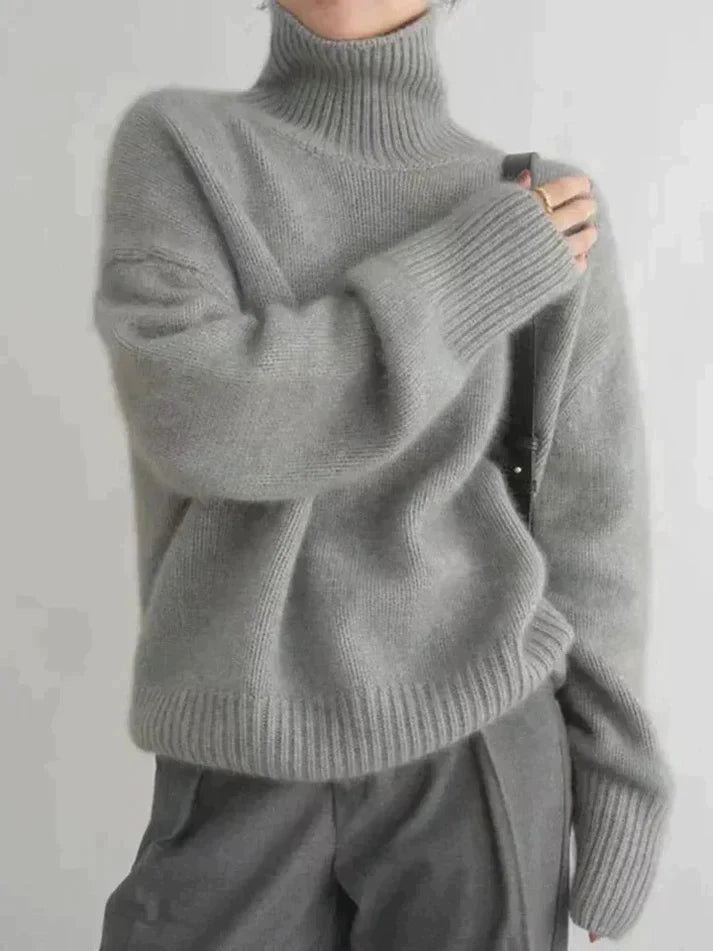 Tamina Oversized Rollkragenpullover
