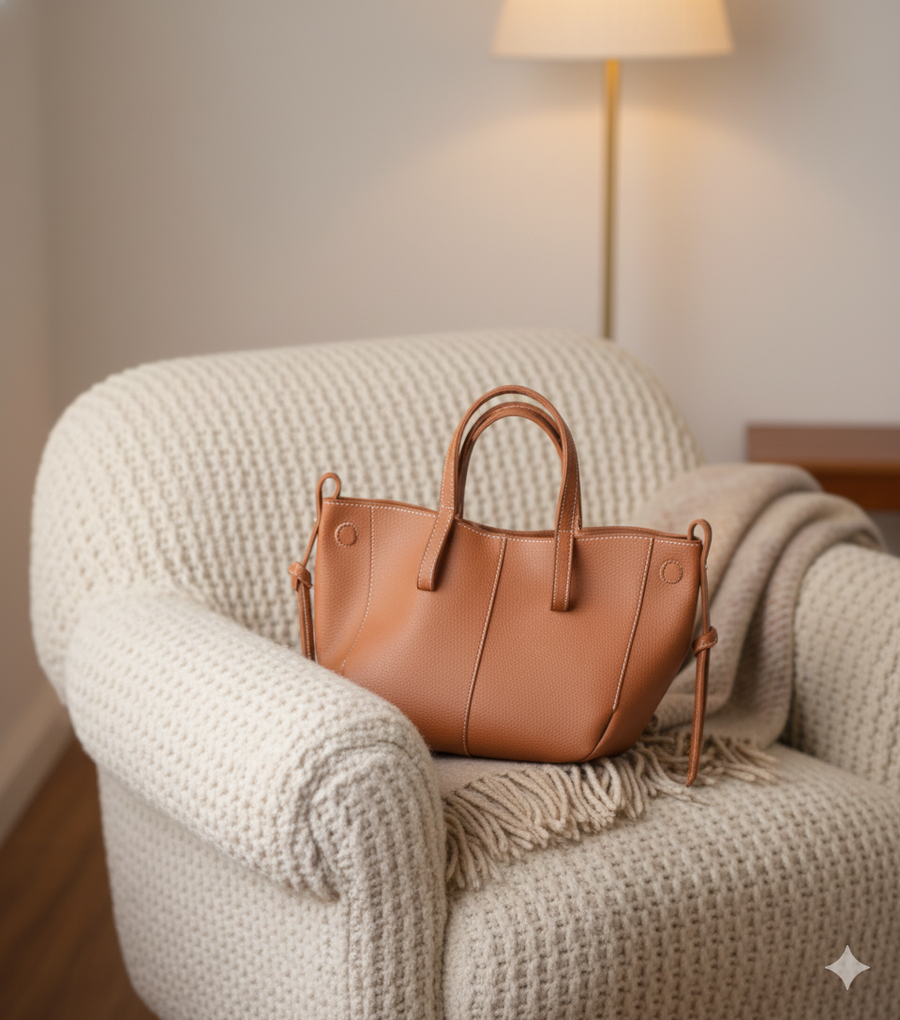 Eve Henkeltasche aus Leder