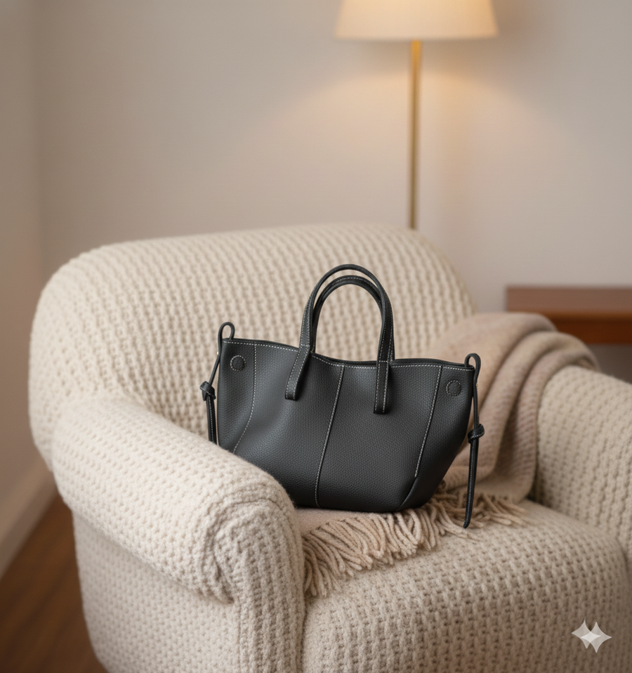 Eve Henkeltasche aus Leder
