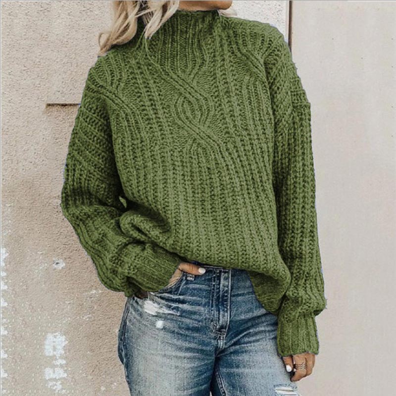 Melike Pullover mit Zopfmuster