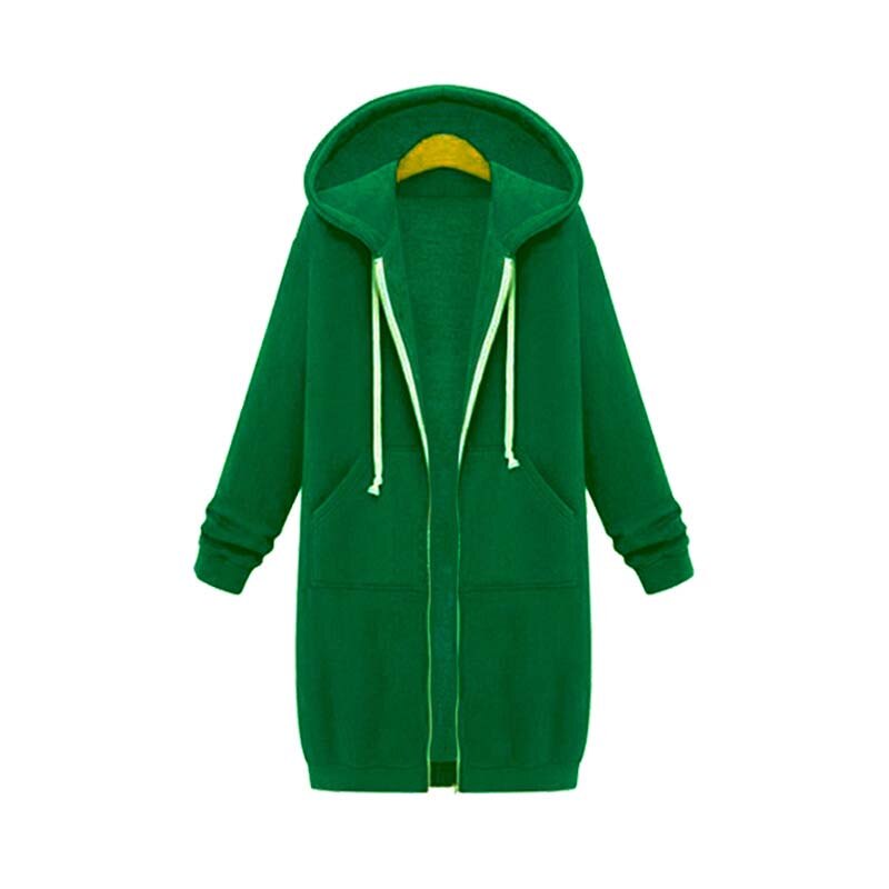 Gesa lange Sweatjacke