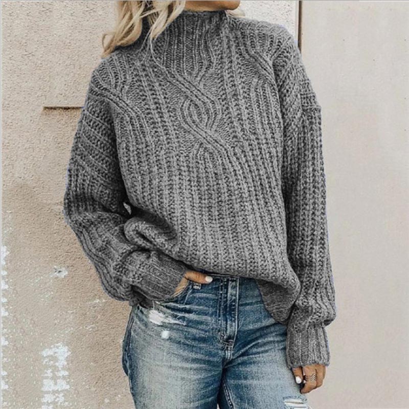Melike Pullover mit Zopfmuster
