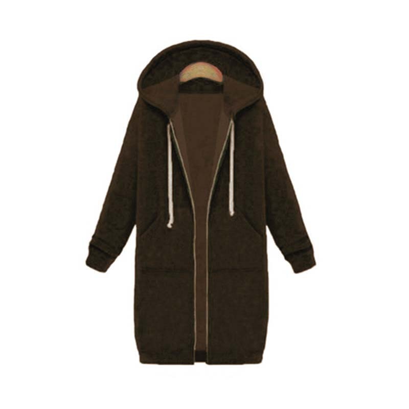 Gesa lange Sweatjacke