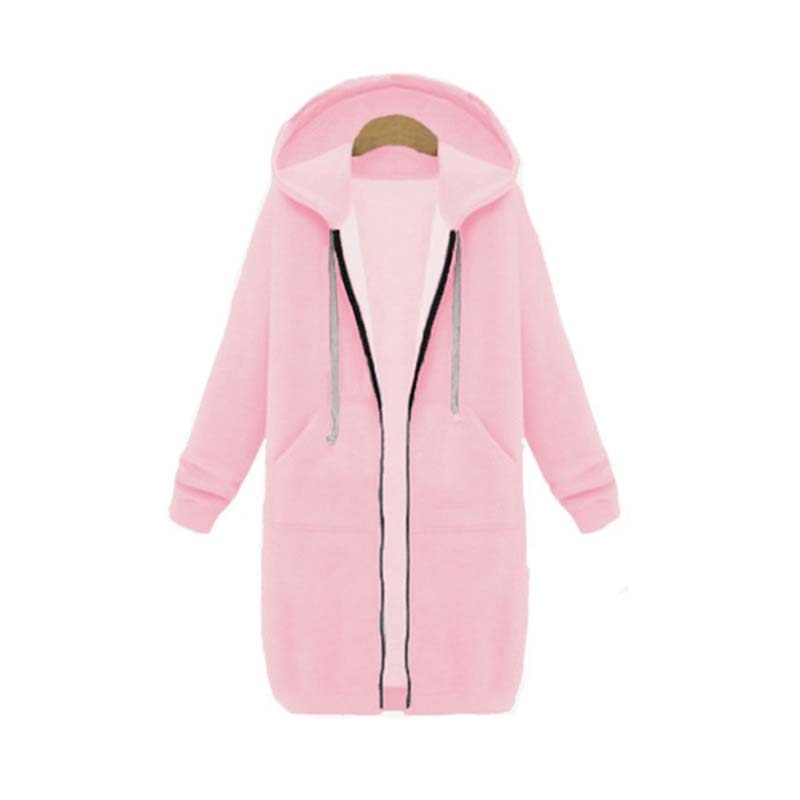 Gesa lange Sweatjacke