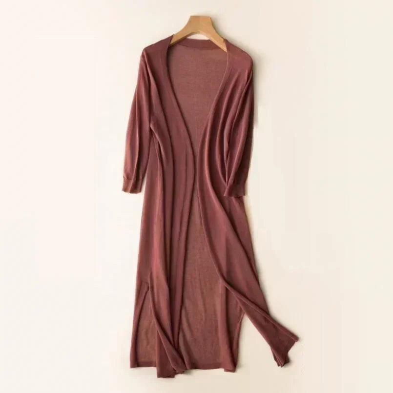 Mirelle lange Strickjacke